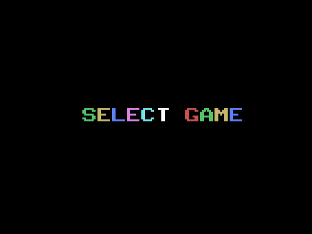 Electronic Table Soccer Title Screen